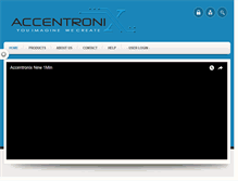 Tablet Screenshot of accentronix.com