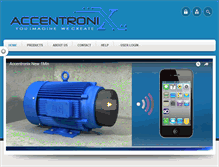Tablet Screenshot of accentronix.co.za